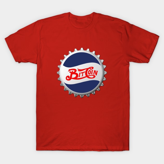 Bitcoin-Cola! T-Shirt by phneep